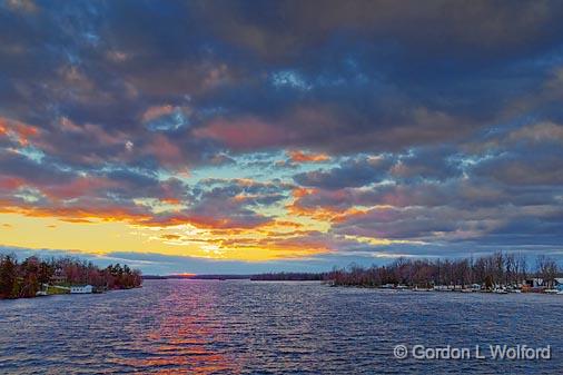 Rideau Canal Sunset_02082.jpg - Rideau Canal Waterway photographed at Rideau Ferry, Ontario, Canada.